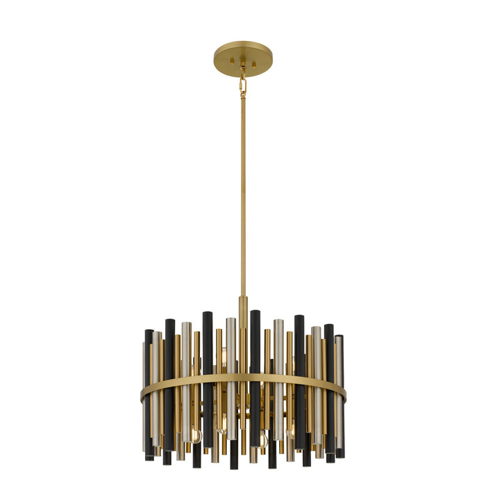 Myhouse Lighting Quoizel - RICH2822BRG - Eight Light Pendant - Richards - Brushed Gold
