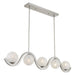 Myhouse Lighting Quoizel - SRI551BN - Five Light Island Pendant - Spherical - Brushed Nickel