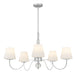 Myhouse Lighting Quoizel - STON5035C - Five Light Chandelier - Stone - Polished Chrome