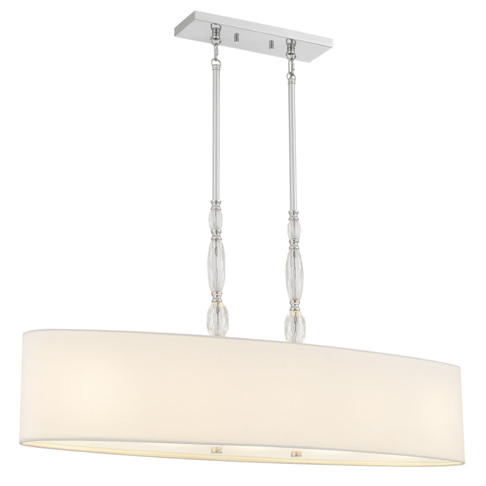Myhouse Lighting Quoizel - STON542C - Five Light Island Pendant - Stone - Polished Chrome