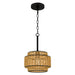 Myhouse Lighting Quoizel - TET1510MBK - One Light Mini Pendant - Teton - Matte Black
