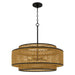 Myhouse Lighting Quoizel - TET2830MBK - Five Light Pendant - Teton - Matte Black