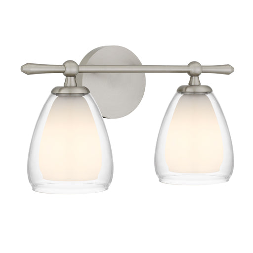 Myhouse Lighting Quoizel - VIV8616BN - Two Light Vanity - Vivienne - Brushed Nickel