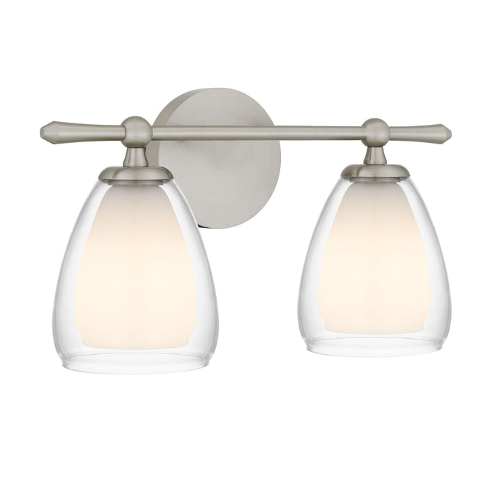 Myhouse Lighting Quoizel - VIV8616BN - Two Light Vanity - Vivienne - Brushed Nickel