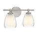 Myhouse Lighting Quoizel - VIV8616BN - Two Light Vanity - Vivienne - Brushed Nickel