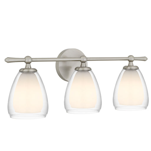 Myhouse Lighting Quoizel - VIV8624BN - Three Light Vanity - Vivienne - Brushed Nickel