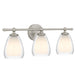 Myhouse Lighting Quoizel - VIV8624BN - Three Light Vanity - Vivienne - Brushed Nickel