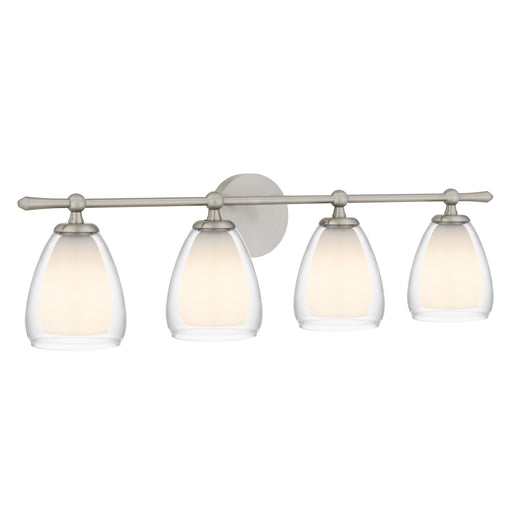 Myhouse Lighting Quoizel - VIV8632BN - Four Light Vanity - Vivienne - Brushed Nickel