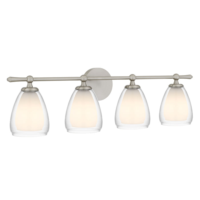 Myhouse Lighting Quoizel - VIV8632BN - Four Light Vanity - Vivienne - Brushed Nickel
