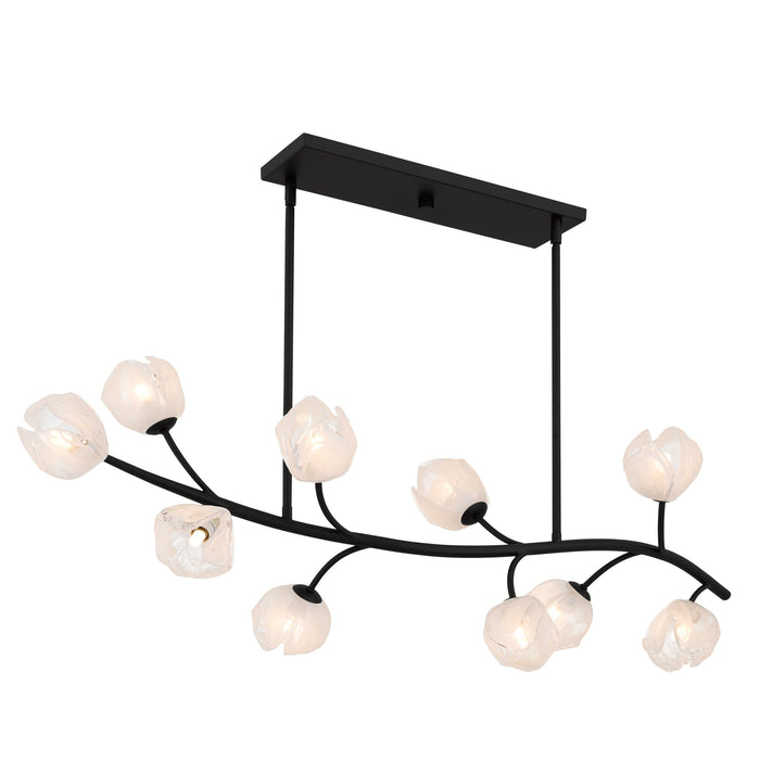 Myhouse Lighting Quoizel - WALK1048MBK - Ten Light Island Pendant - Walker - Matte Black