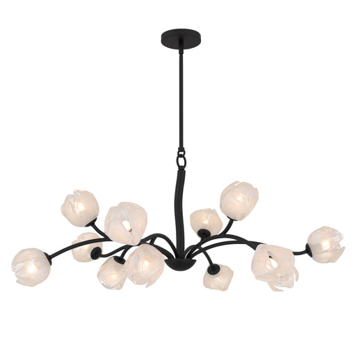 Myhouse Lighting Quoizel - WALK5040MBK - 12 Light Chandelier - Walker - Matte Black