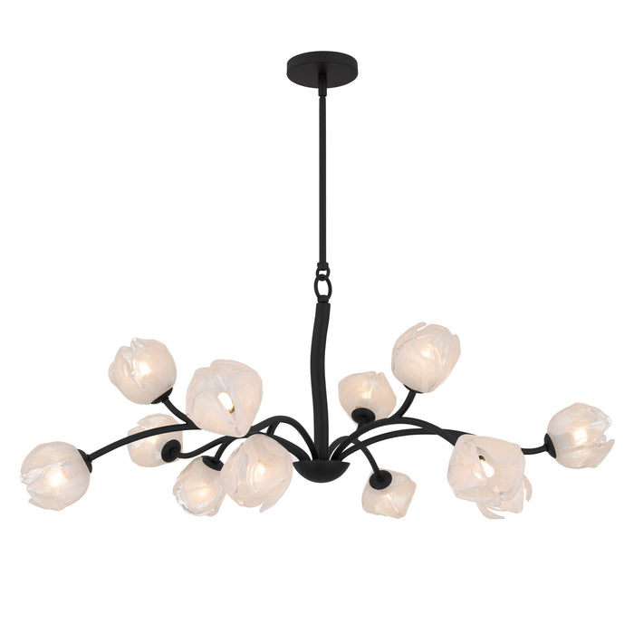 Myhouse Lighting Quoizel - WALK5040MBK - 12 Light Chandelier - Walker - Matte Black