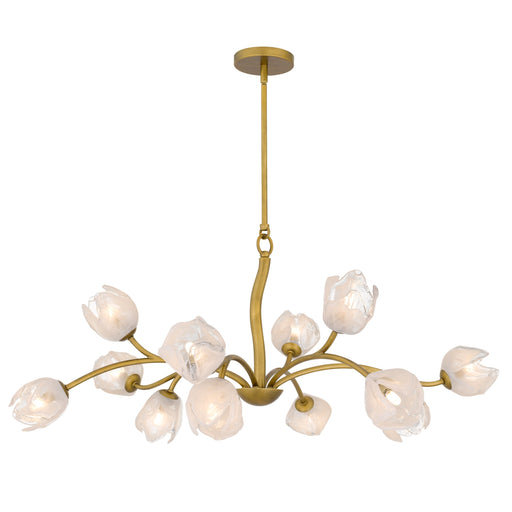 Myhouse Lighting Quoizel - WALK5040PVB - 12 Light Chandelier - Walker - Vintage Brass
