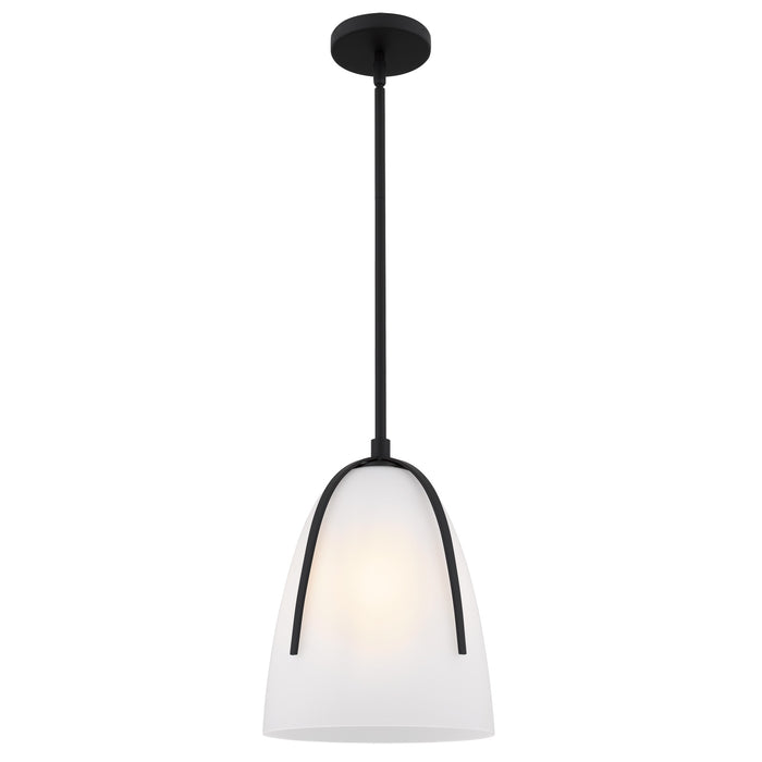 Myhouse Lighting Quoizel - WHIT1510MBK - One Light Mini Pendant - Whitmore - Matte Black