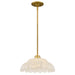 Myhouse Lighting Quoizel - WHP1814BRG - One Light Pendant - Whitecap - Brushed Gold