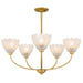 Myhouse Lighting Quoizel - WHP5028BRG - Five Light Chandelier - Whitecap - Brushed Gold