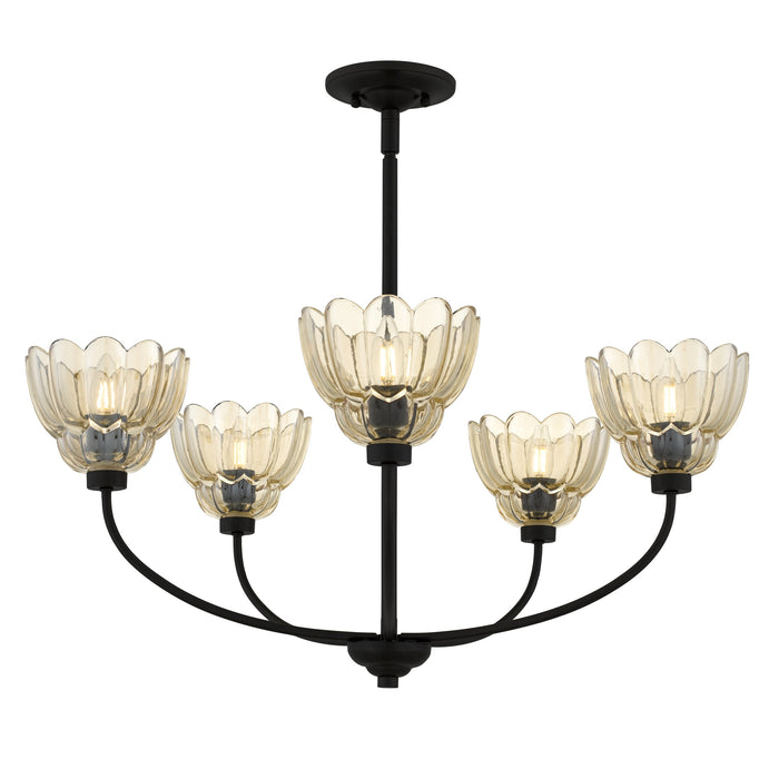 Myhouse Lighting Quoizel - WHP5028MC - Five Light Chandelier - Whitecap - Mottled Cocoa