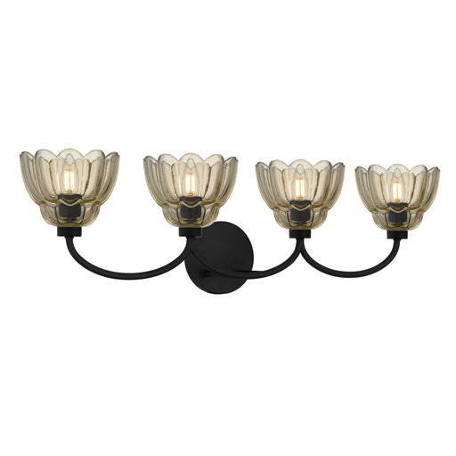 Myhouse Lighting Quoizel - WHP8631MC - Four Light Vanity - Whitecap - Mottled Cocoa