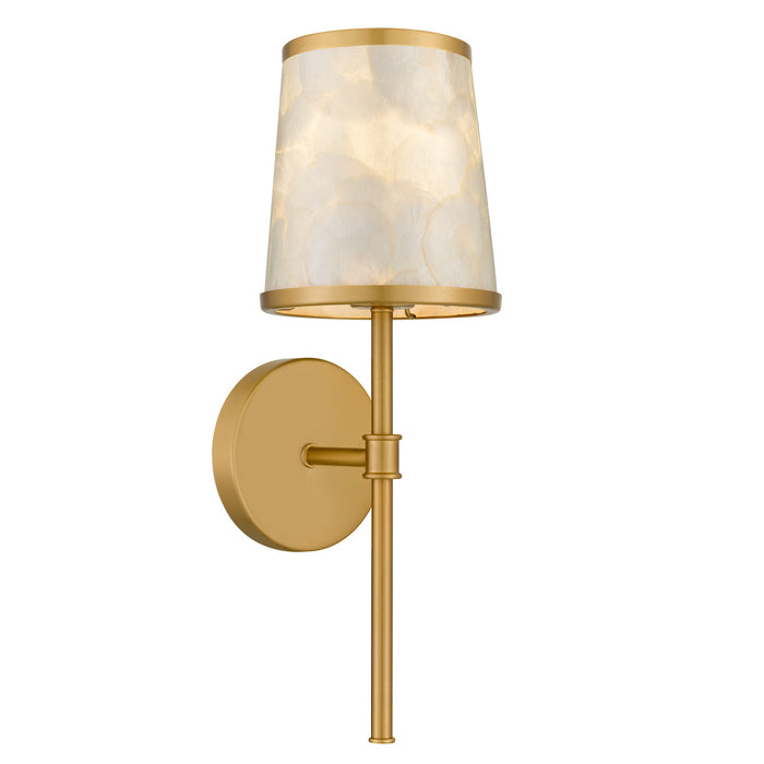 Myhouse Lighting Quoizel - WIND8706BRG - One Light Wall Sconce - Windley - Brushed Gold
