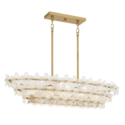 Myhouse Lighting Quoizel - WRIG542BRG - Five Light Island Pendant - Wright - Brushed Gold