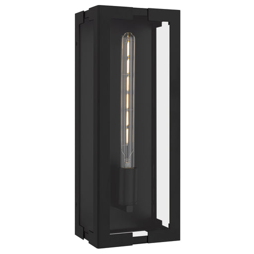 Myhouse Lighting Quoizel - YOUN8407MBK - One Light Outdoor Wall Lantern - Young - Matte Black
