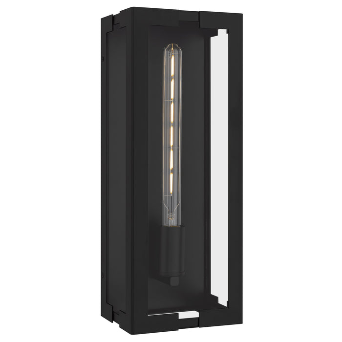 Myhouse Lighting Quoizel - YOUN8407MBK - One Light Outdoor Wall Lantern - Young - Matte Black