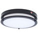Myhouse Lighting Nuvo Lighting - 62-1891 - LED Flush Mount - Glamour - Black