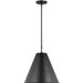 Myhouse Lighting Visual Comfort Studio - 6585101-112 - One Light Pendant - Gordon - Midnight Black