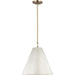 Myhouse Lighting Visual Comfort Studio - 6585101-817 - One Light Pendant - Gordon - Antique White