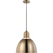 Myhouse Lighting Visual Comfort Studio - 6680301EN3-848 - One Light Pendant - Huey - Satin Brass