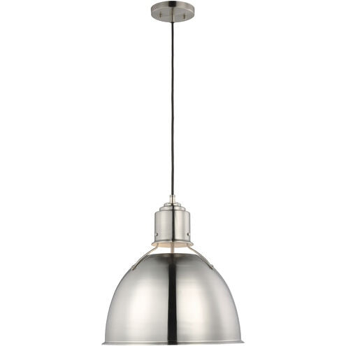 Myhouse Lighting Visual Comfort Studio - 6680301EN3-962 - One Light Pendant - Huey - Brushed Nickel