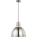 Myhouse Lighting Visual Comfort Studio - 6680301EN3-962 - One Light Pendant - Huey - Brushed Nickel