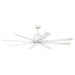Myhouse Lighting Kichler - 310265MWH - 65" Ceiling Fan - Breda - Matte White