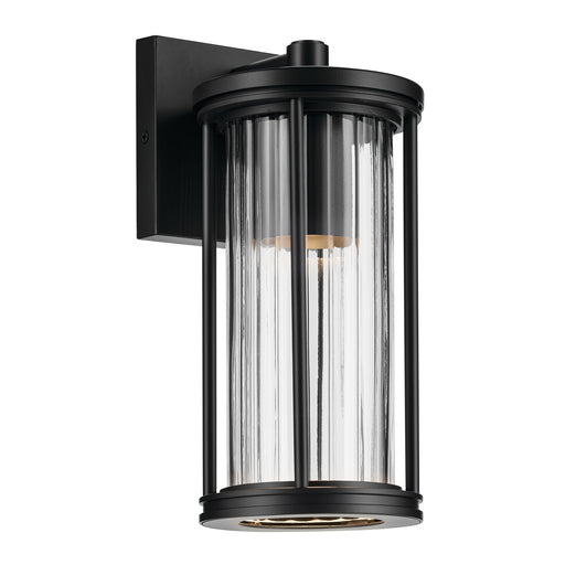 Myhouse Lighting Kichler - 59022BKDS - One Light Outdoor Wall Mount - Barras - Black