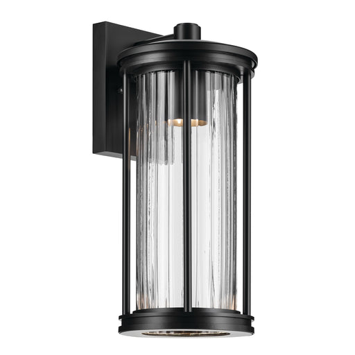 Myhouse Lighting Kichler - 59023BKDS - One Light Outdoor Wall Mount - Barras - Black
