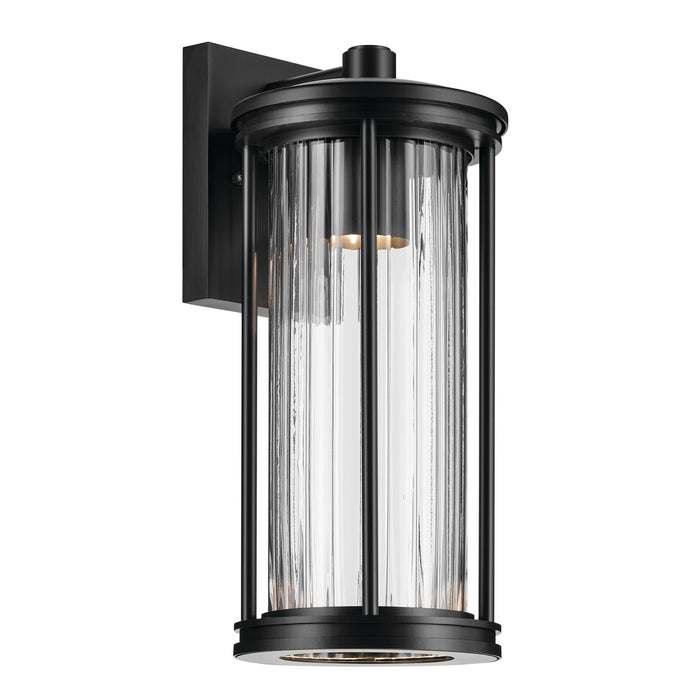 Myhouse Lighting Kichler - 59023BKDS - One Light Outdoor Wall Mount - Barras - Black