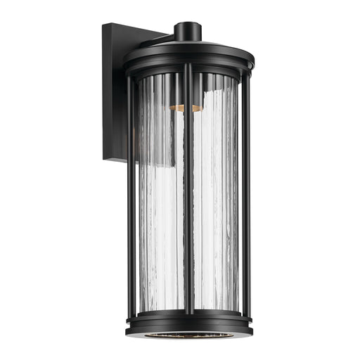 Myhouse Lighting Kichler - 59024BKDS - One Light Outdoor Wall Mount - Barras - Black