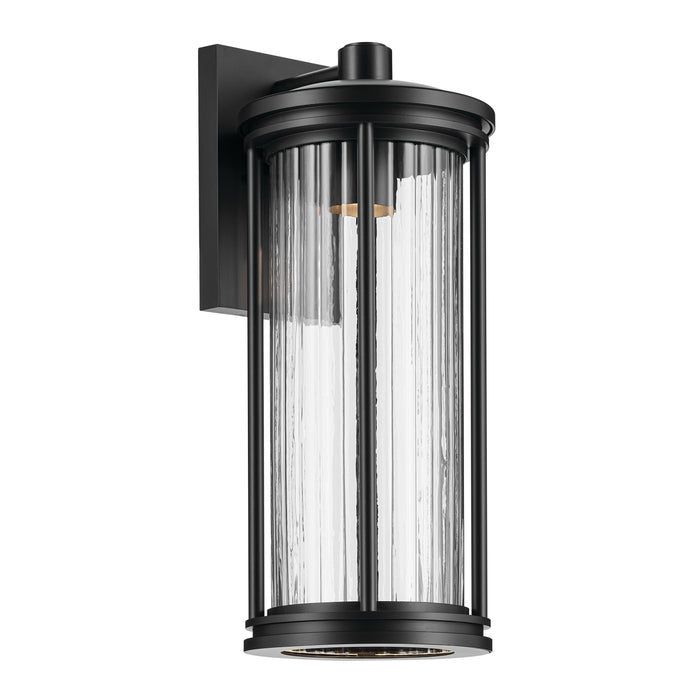 Myhouse Lighting Kichler - 59024BKDS - One Light Outdoor Wall Mount - Barras - Black