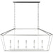 Myhouse Lighting Visual Comfort Studio - 6692605-962 - Five Light Linear Chandelier - Dianna - Brushed Nickel