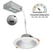 Myhouse Lighting Nora Lighting - NLTH-61TW-HZMPW - LED Downlight - LED Theia - Haze / Matte Powder White