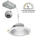 Myhouse Lighting Nora Lighting - NLTH-81TW-HZMPW - LED Downlight - LED Theia - Haze / Matte Powder White