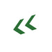 Myhouse Lighting Nora Lighting - NEXC-G - Replacement Chevron for Edge-lit Exit Sign - Exit & Emergency - Green
