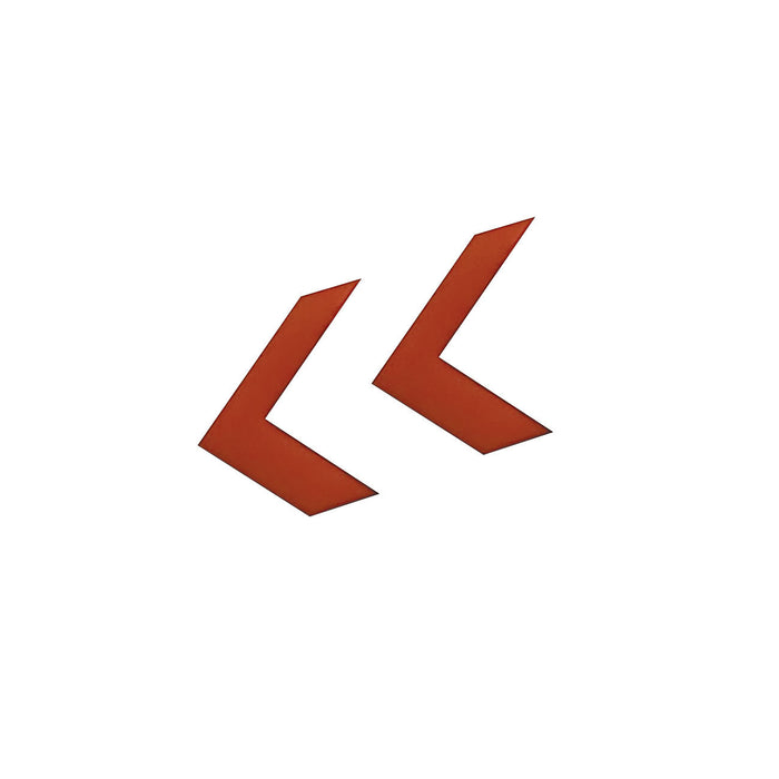 Myhouse Lighting Nora Lighting - NEXC-R - Replacement Chevron for Edge-lit Exit Sign - Exit & Emergency - Red