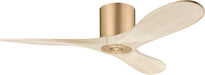 Myhouse Lighting Visual Comfort Fan - 3MAVHSM44BBSWWO - 44" Ceiling Fan - Maverick - Burnished Brass