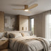 Myhouse Lighting Visual Comfort Fan - 3MAVHSM52BBSWWOD - 52" Ceiling Fan - Maverick - Burnished Brass