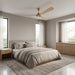 Myhouse Lighting Visual Comfort Fan - 3PODSM64BBSWWO - 64" Ceiling Fan - Pod - Burnished Brass