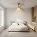 Myhouse Lighting Visual Comfort Fan - 3SLNSM52BBSWWOD - 52" Ceiling Fan - Selen - Burnished Brass