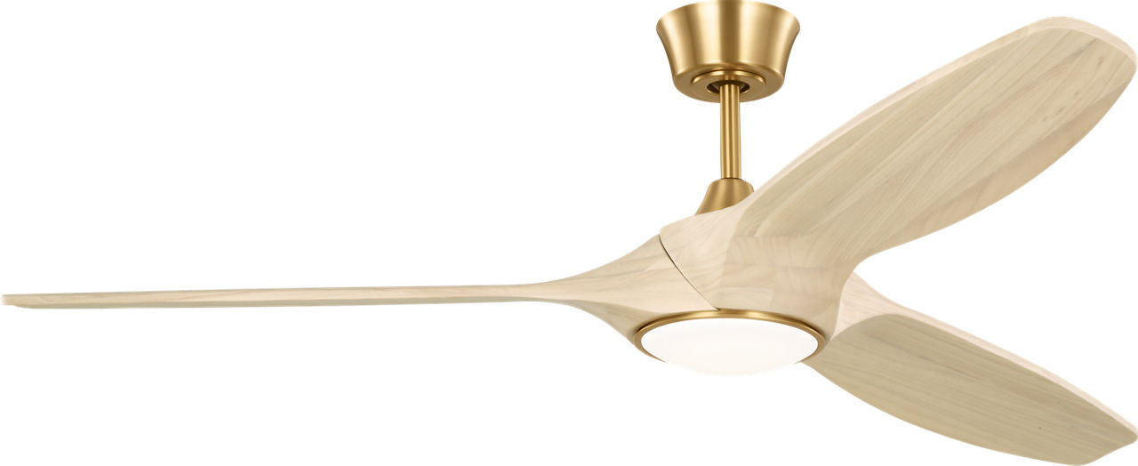 Myhouse Lighting Visual Comfort Fan - 3SLNSM60BBSWWOD - 60" Ceiling Fan - Selen - Burnished Brass