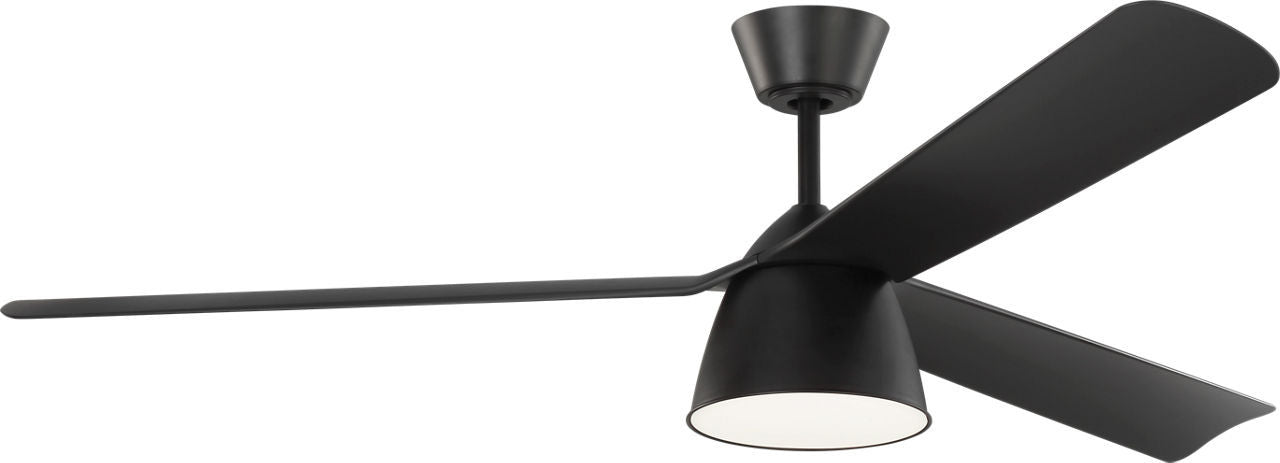 Myhouse Lighting Visual Comfort Fan - 3STUSM60MBKD - 60" Ceiling Fan - Studio - Midnight Black