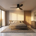 Myhouse Lighting Visual Comfort Fan - 3SYRHSM44MBKD - 44" Ceiling Fan - Seyra - Midnight Black